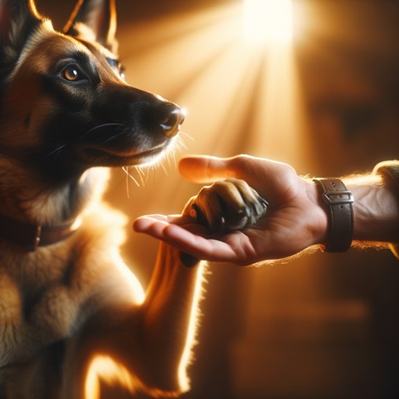 Teach your Belgian Malinois to shake hands