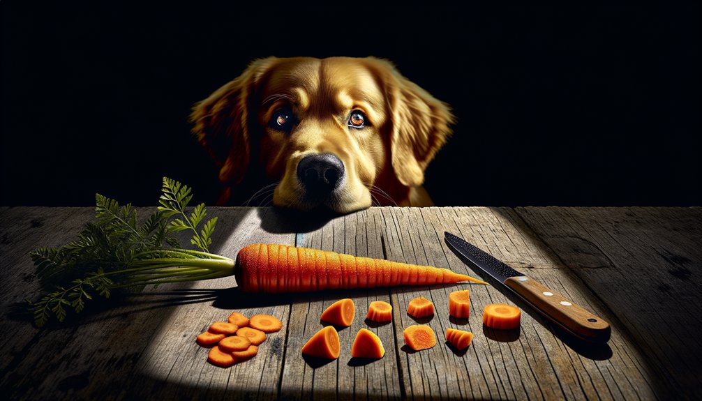 You are currently viewing <nav class="cff-breadcrumb" aria-label="breadcrumb"><ol  ="https://schema.org/BreadcrumbList"><li ="itemListElement"  ="https://schema.org/ListItem">
            <a ="item" href="https://dogfoodfirst.com/"><span ="name">Home</span></a>
            <meta ="position" content="1"/>
         </li><span class="delimiter">›</span><li ="itemListElement"  ="https://schema.org/ListItem">
                            <a ="item" href="https://dogfoodfirst.com/dog-common-questions/"><span ="name">Dog Common Questions</span></a>
                            <meta ="position" content="2"/>
                         </li><span class="delimiter">›</span><li ="itemListElement"  ="https://schema.org/ListItem" class="active">
            <span ="name">Carrots: Safe and Healthy Treats for Dogs?</span>
            <meta ="position" content="3"/>
         </li></ol></nav><h1 class="entry-title">Carrots: Safe and Healthy Treats for Dogs?</h1>